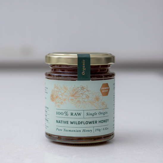 Flinders Island Native Wildflower Honey - 100% Raw, Botanical Blend